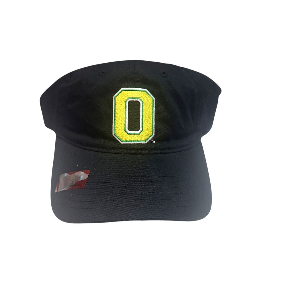 Oregon Ducks Hat Trucker NCAA Black Adjustable Snapback Cap New Relaxed Curve